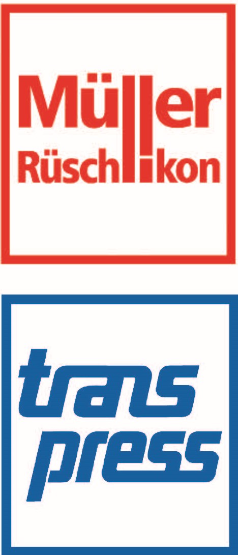 Logos der Verlage transpress und Müller Rüschlikon Logos der Verlage transpress und Müller Rüschlikon